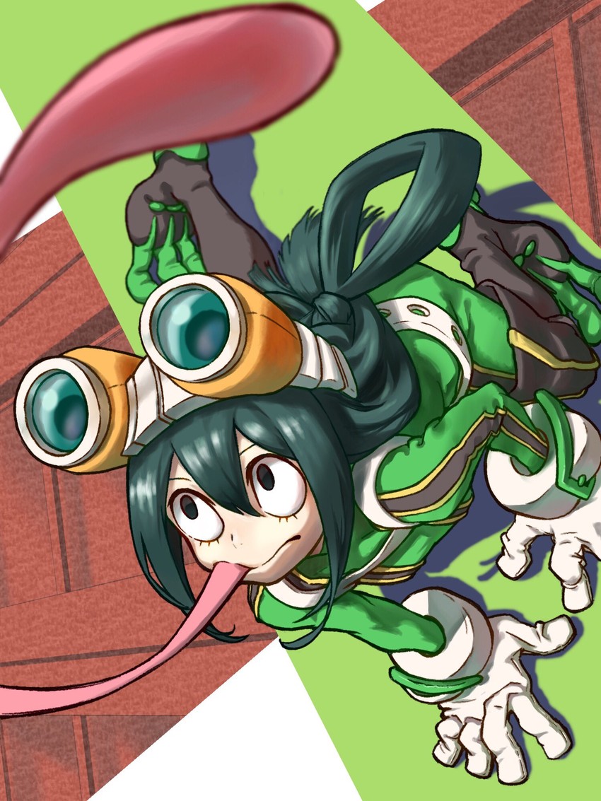 asui tsuyu (boku no hero academia) drawn by yomoyama_yotabanashi