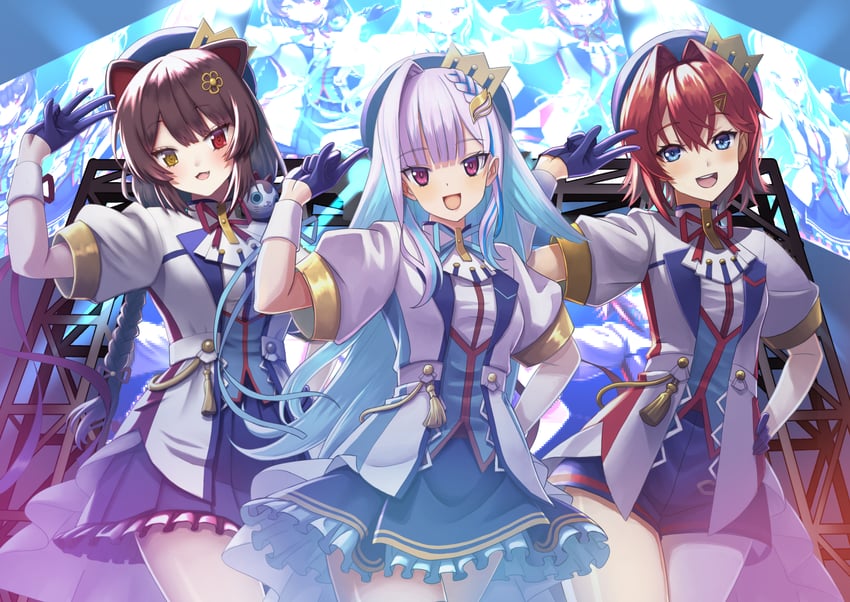 lize helesta, ange katrina, and inui toko (nijisanji) drawn by t_k