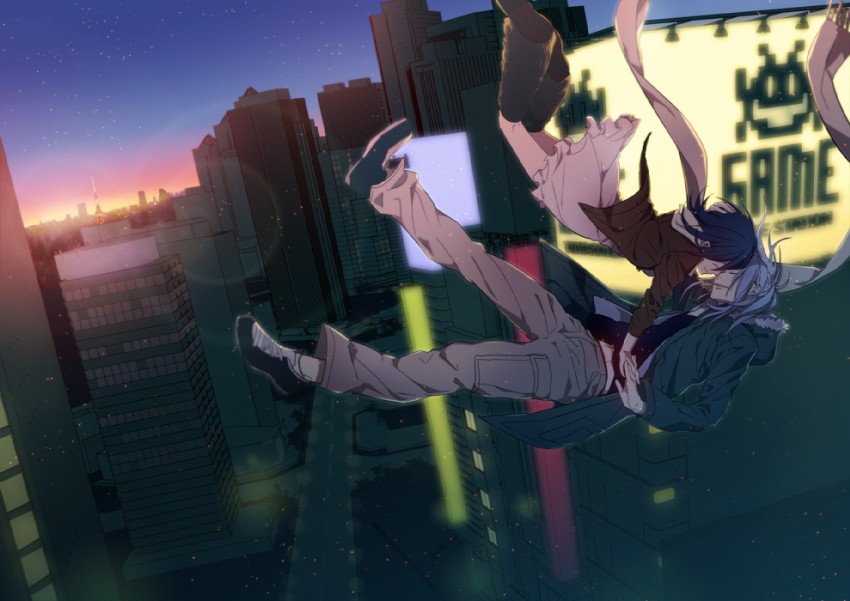 gazelle and wanijima kaito (air gear) drawn by fujiwara_ryo_(wsise47)