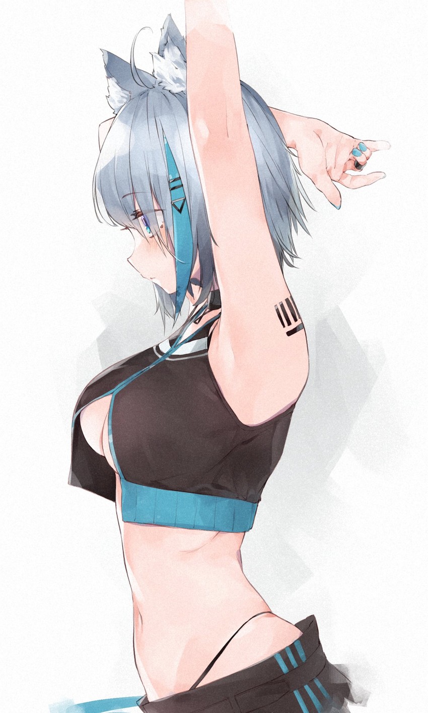 souya ichika (nanashi inc. and 1 more) drawn by rippootai