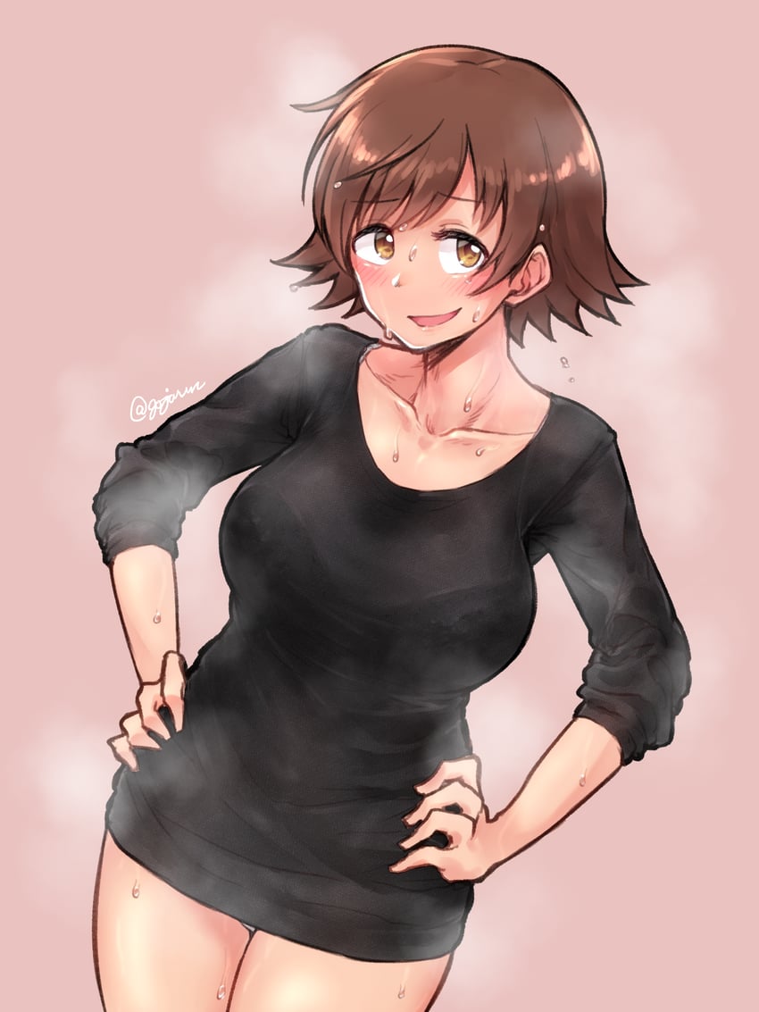 honda mio (idolmaster and 1 more) drawn by gojarun