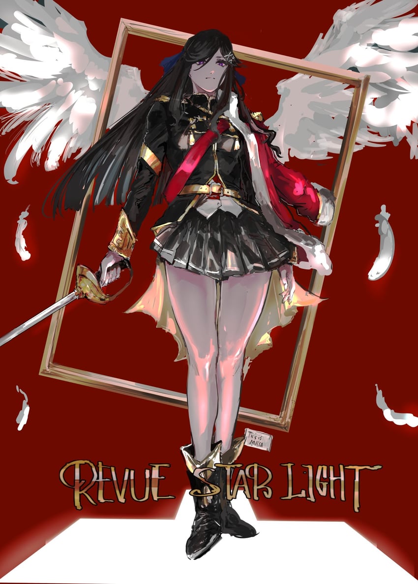 tendou maya (shoujo kageki revue starlight) drawn by osakana_(denpa_yun'yun)
