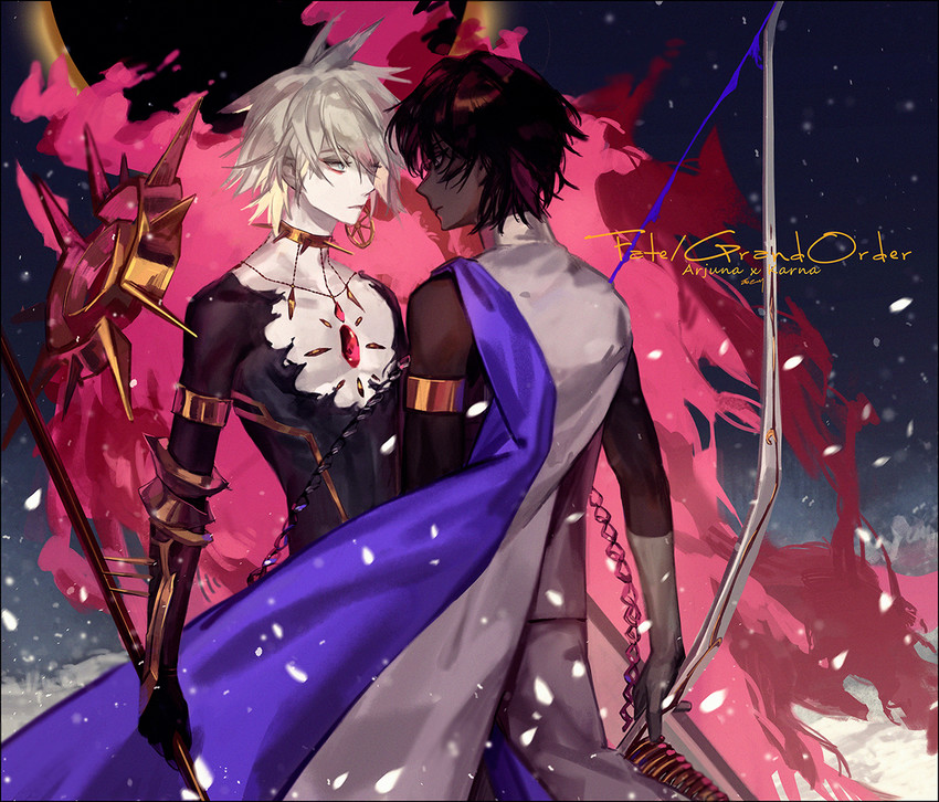 karna and arjuna (fate and 2 more) drawn by dith_ytk