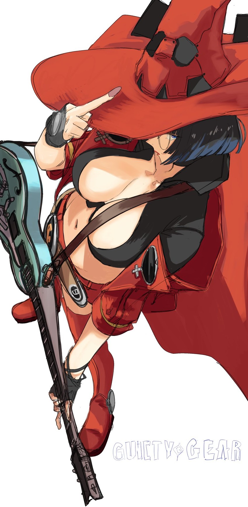 i-no (guilty gear and 1 more) drawn by dondobi
