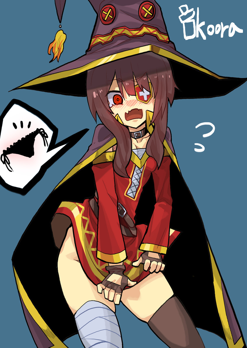 megumin (kono subarashii sekai ni shukufuku wo!) drawn by koora_(cjsu2002)