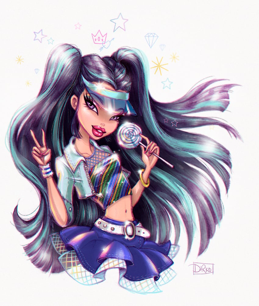 nolee (my scene) drawn by darko_dordevic