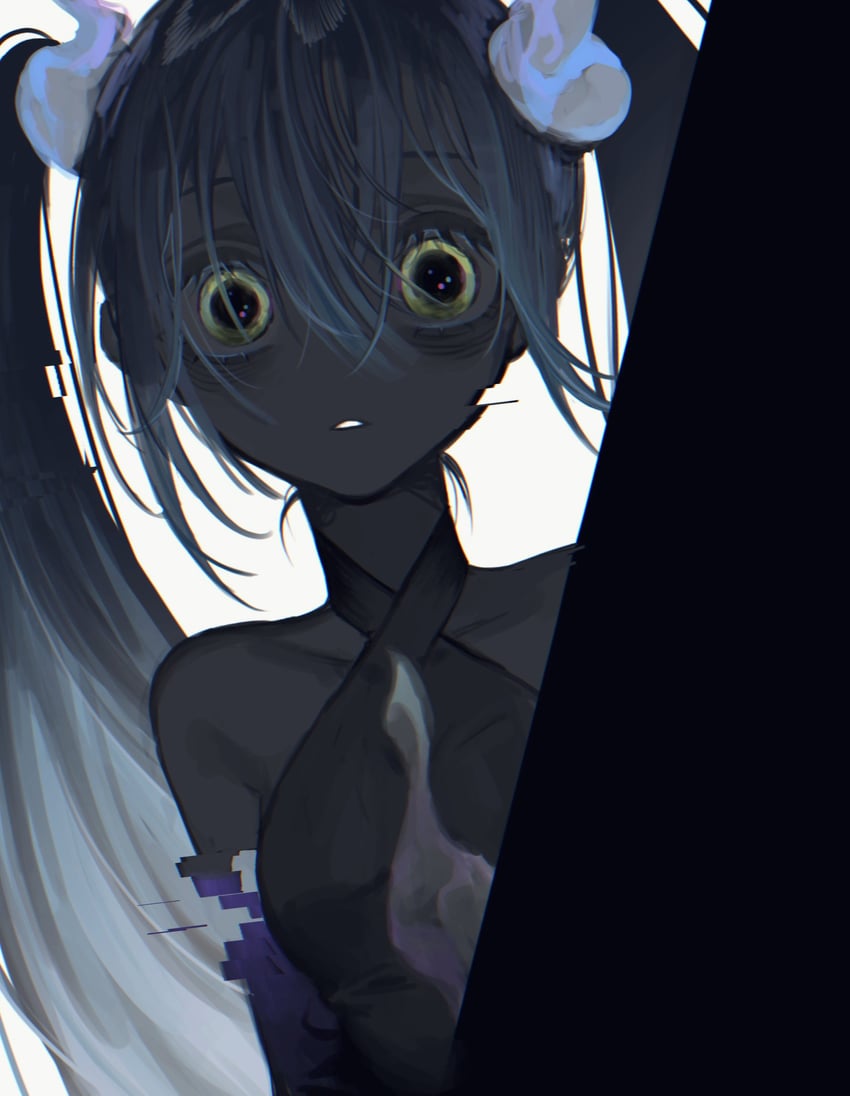 hatsune miku and ghost miku (pokemon and 2 more) drawn by nagata_3