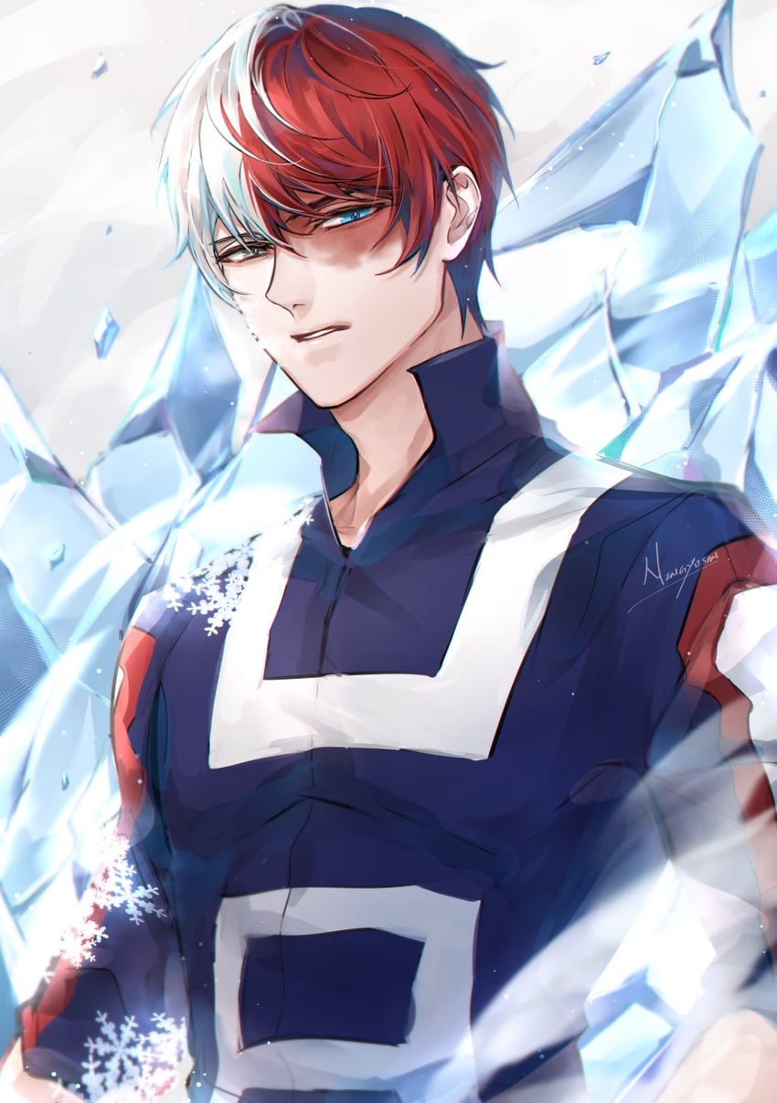 todoroki shoto (boku no hero academia) drawn by ningyo