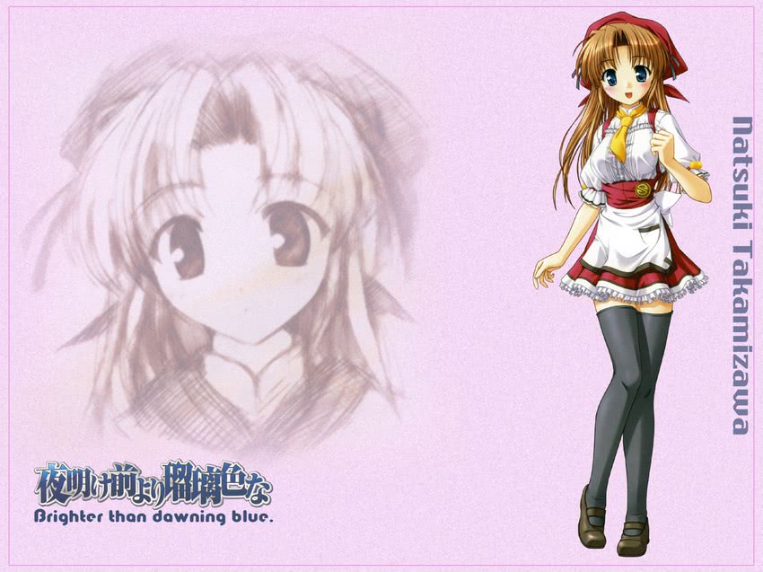 takamizawa natsuki (yoake mae yori ruri iro na) drawn by bekkankou