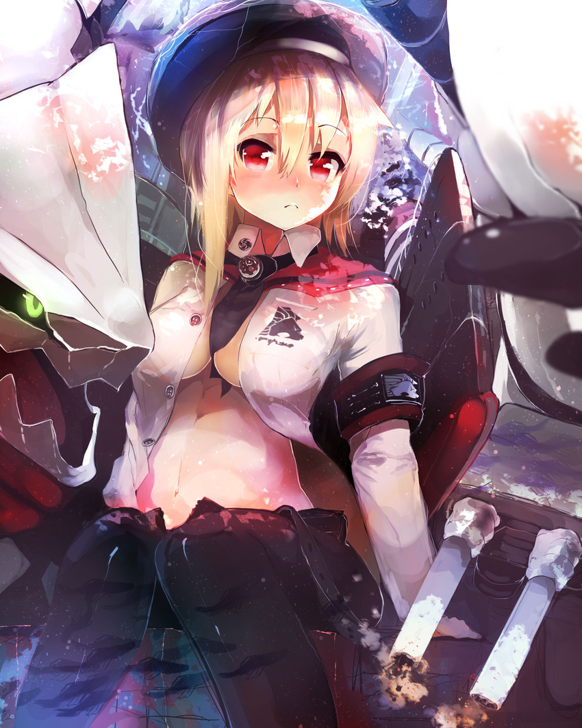 hms thunderer (original and 1 more) drawn by daikoku_osamu