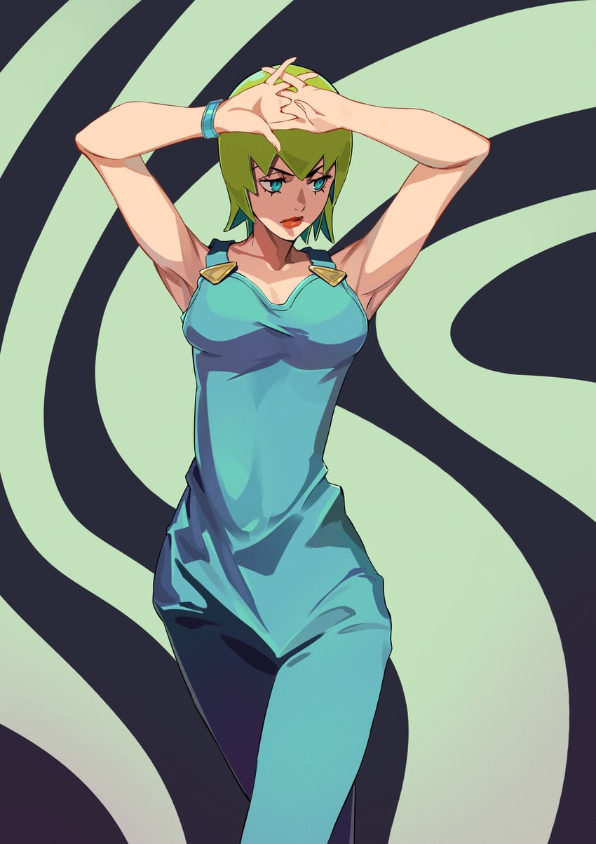 foo fighters (jojo no kimyou na bouken and 1 more) drawn by ibaraki_shun
