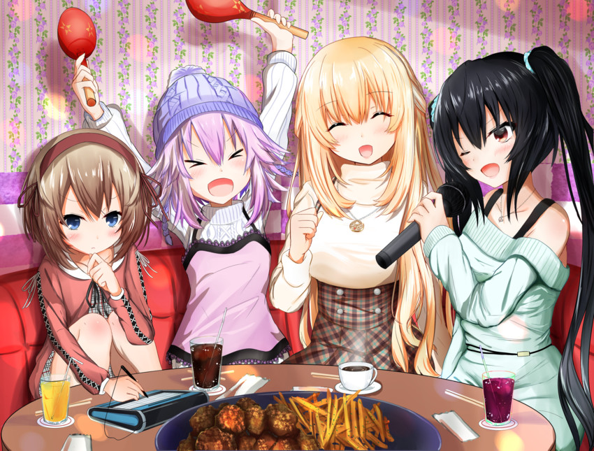 neptune, noire, blanc, and vert (neptune) drawn by ex_idol