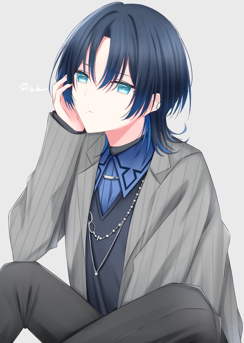 hiodoshi ao (hololive and 1 more) drawn by kushiro147