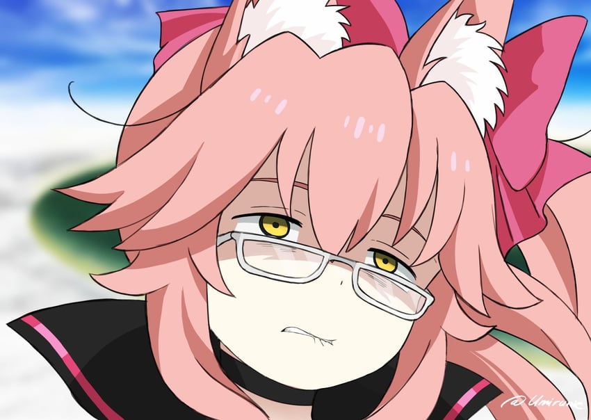 tamamo and koyanskaya (fate and 2 more) drawn by umirunie