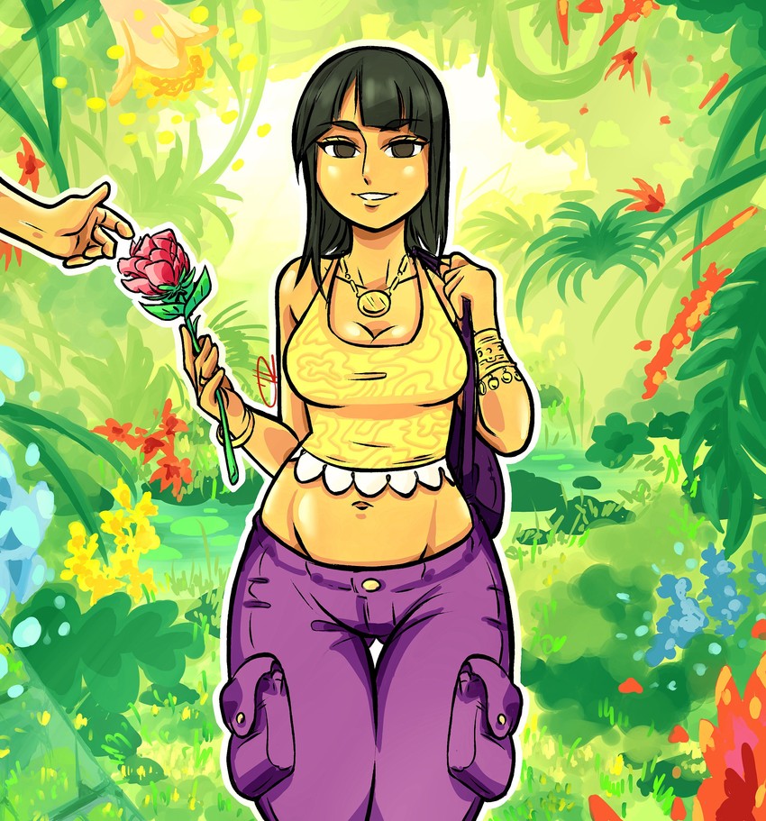 nico robin (one piece) drawn by chris_rozary
