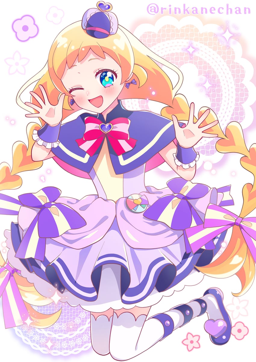 inukai iroha and cure friendy (precure and 1 more) drawn by rinkarinne