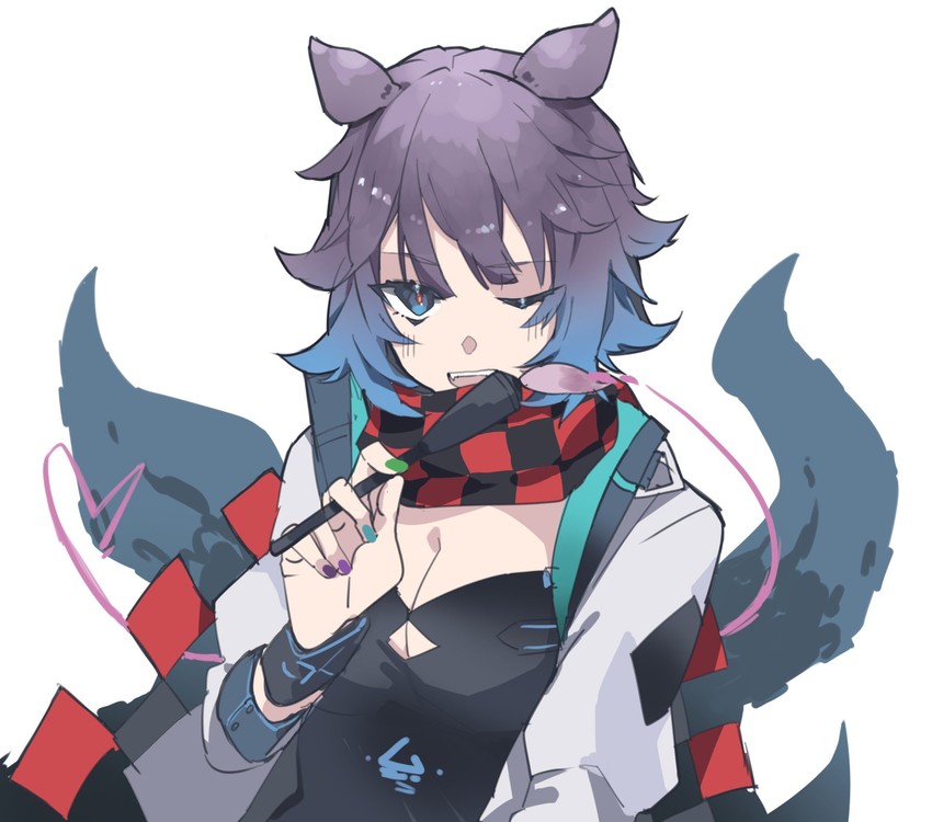 deepcolor and tentacle (arknights) drawn by aasu_(mhgbh510)