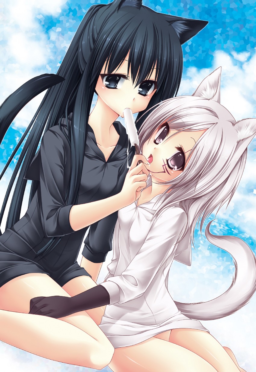 allen walker and kanda yuu (d.gray-man) drawn by sagami_rin