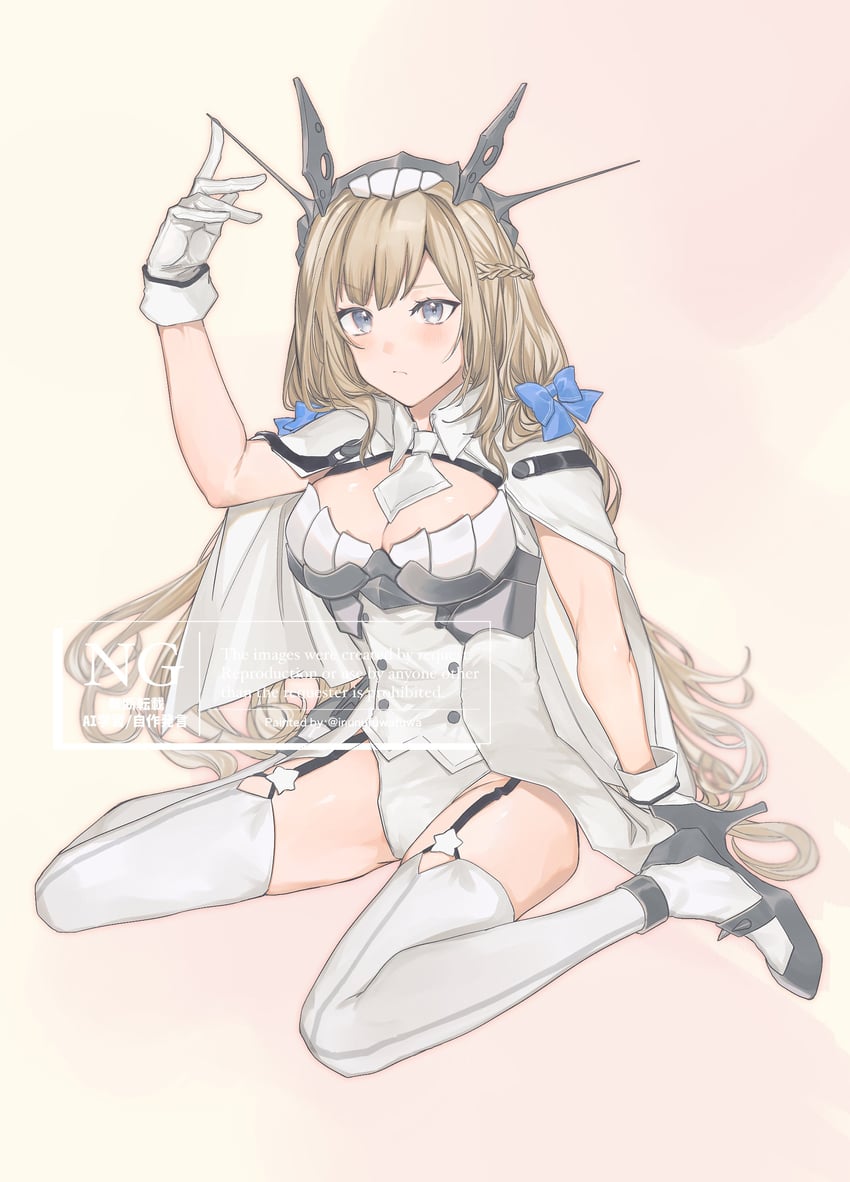 maryland and modernized battleship princess (kantai collection) drawn by kabe_(inunufuwafuwa)