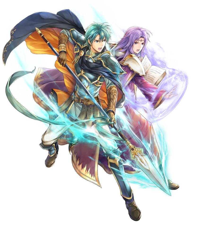 ephraim and lyon (fire emblem and 2 more) drawn by yamada_koutarou