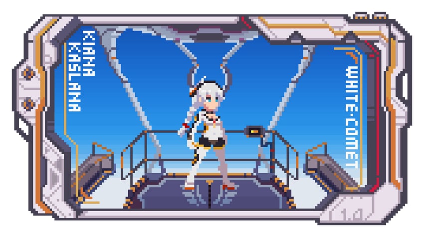 kiana kaslana (honkai and 1 more) drawn by lay_(joon4420)