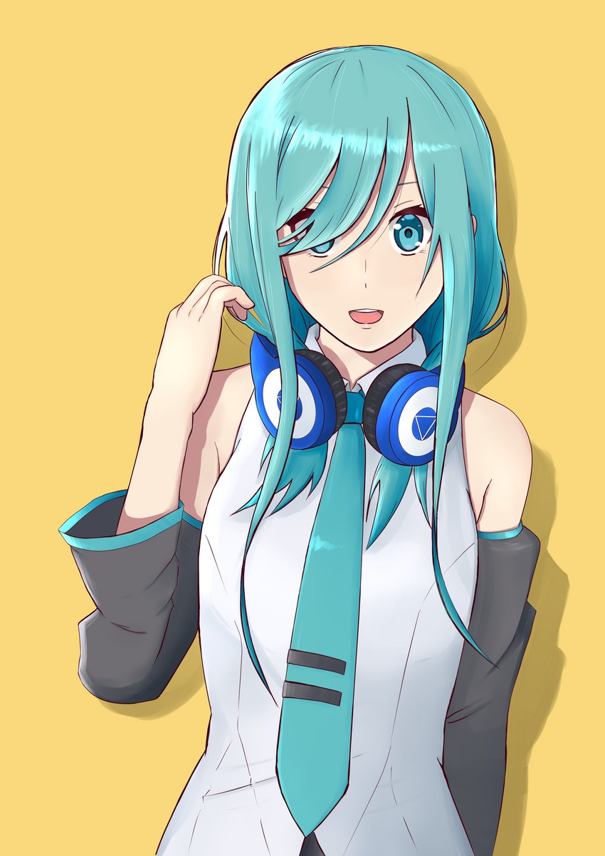 hatsune miku and nakano miku (vocaloid and 1 more) drawn by yoshiyuki_eve