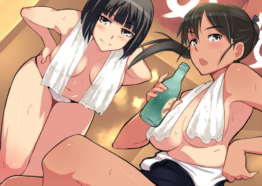 kitagou fumika and etou toshiko (world witches series and 1 more) drawn by em_(totsuzen_no_hakike)