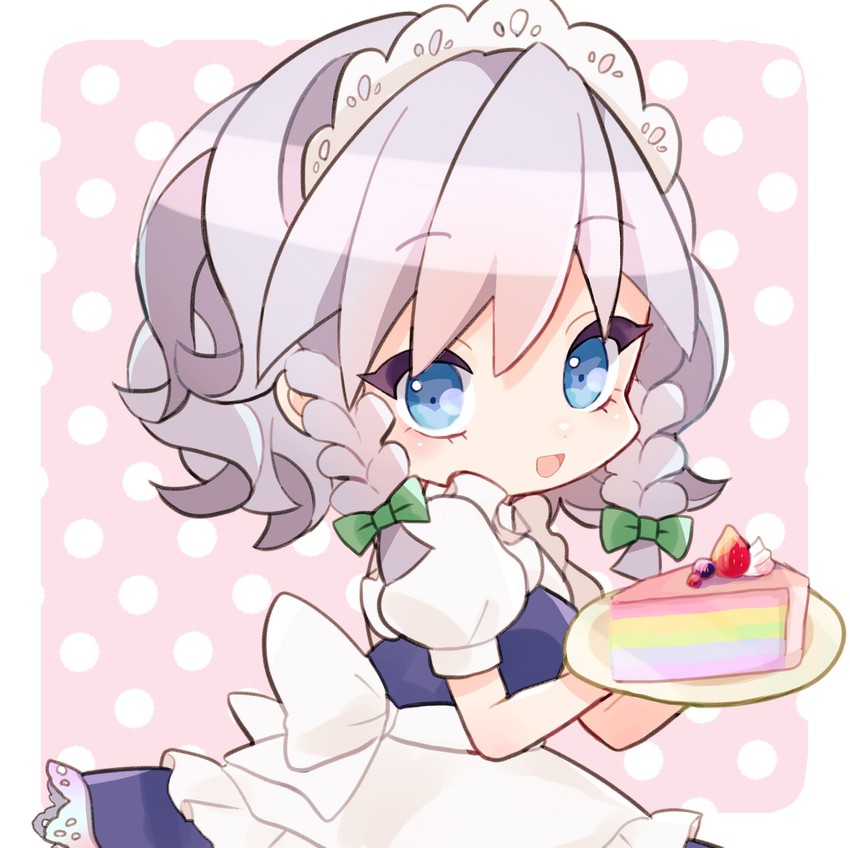 izayoi sakuya (touhou and 1 more) drawn by aji_(pokedegi)