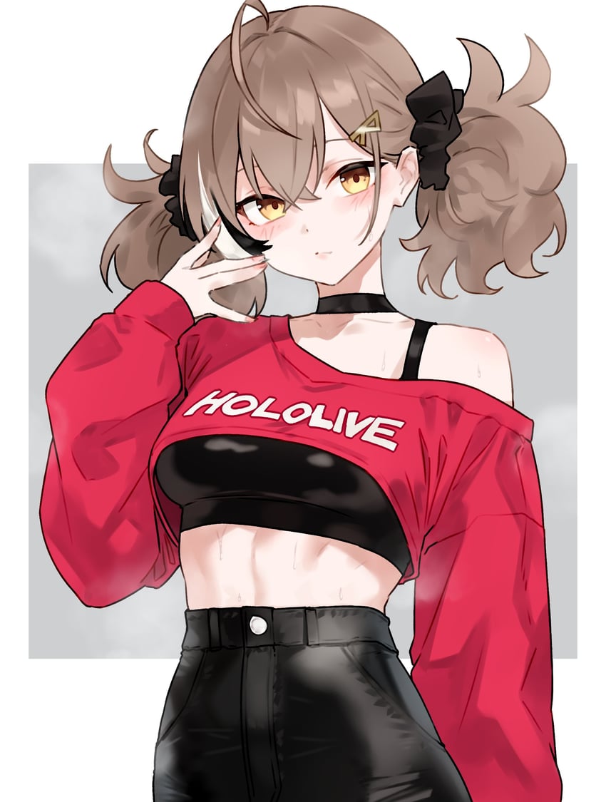nanashi mumei (hololive and 1 more) drawn by bluefield