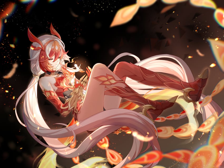 fu hua (honkai and 1 more) drawn by mangzhi_yaoyao