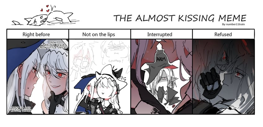 skadi, specter, specter the unchained, and gladiia (arknights) drawn by wandering_sarkaz