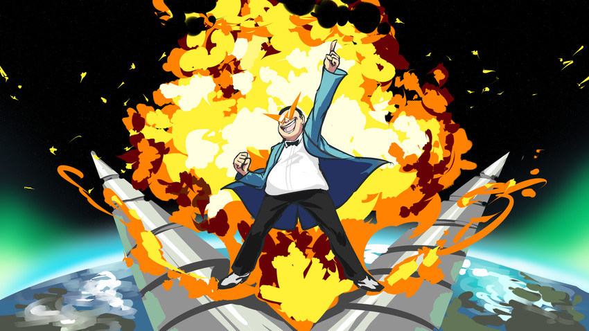 psy (real life and 2 more) drawn by triple-q