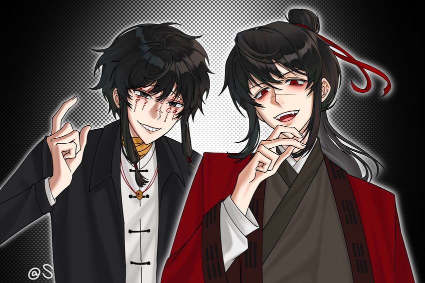 ziche fuzhao and li huowang (touqi guaitan and 1 more) drawn by s_(corazon480)