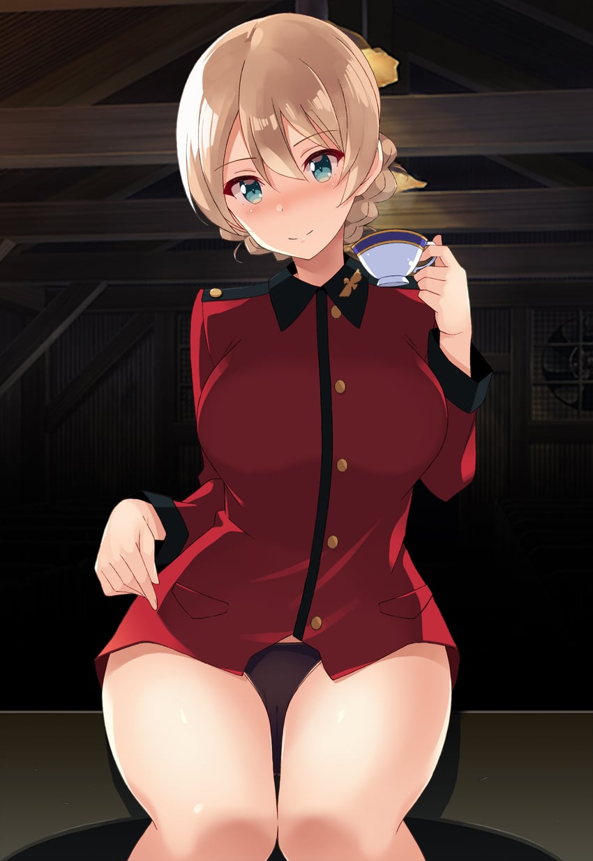 darjeeling (girls und panzer) drawn by nakamura_yukitoshi