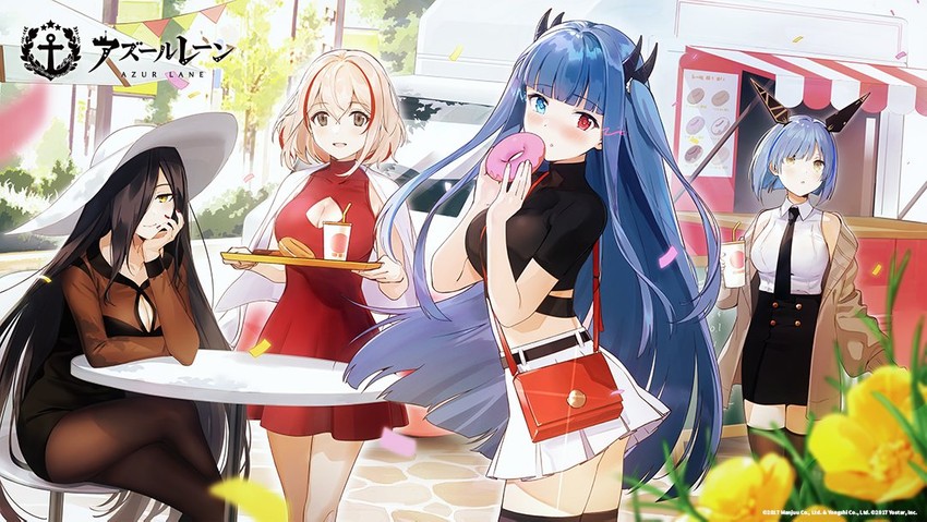 roon, friedrich der grosse, gascogne, and ibuki (azur lane) drawn by urata_asao