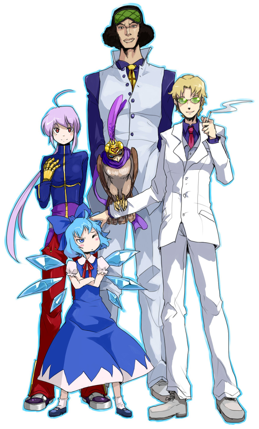 cirno, kula diamond, aokiji, pet shop, november 11, and 1 more (touhou and 5 more) drawn by oso_(toolate)