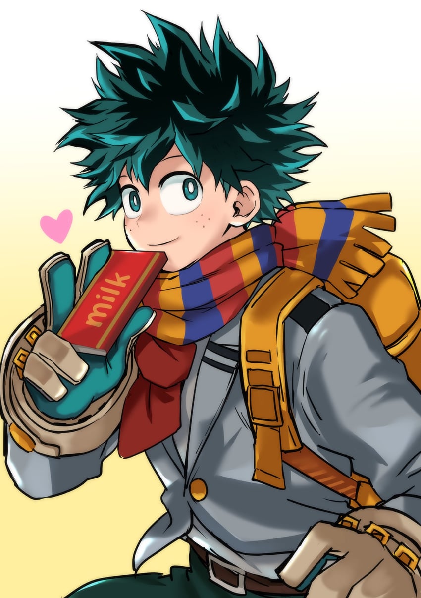 midoriya izuku (boku no hero academia) drawn by chiyaya