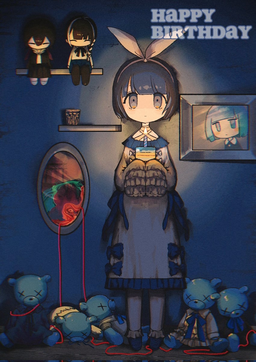 unnamed girl (indie utaite and 1 more) drawn by nnn_yu