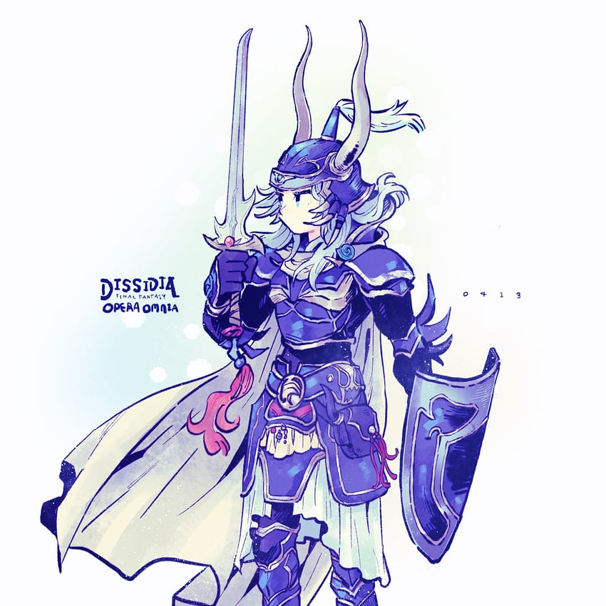 warrior of light (final fantasy and 3 more) drawn by nobu_(25mark)