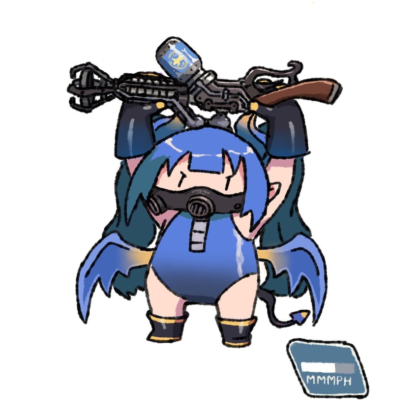 pyro and blu pyro (team fortress 2) drawn by wersman