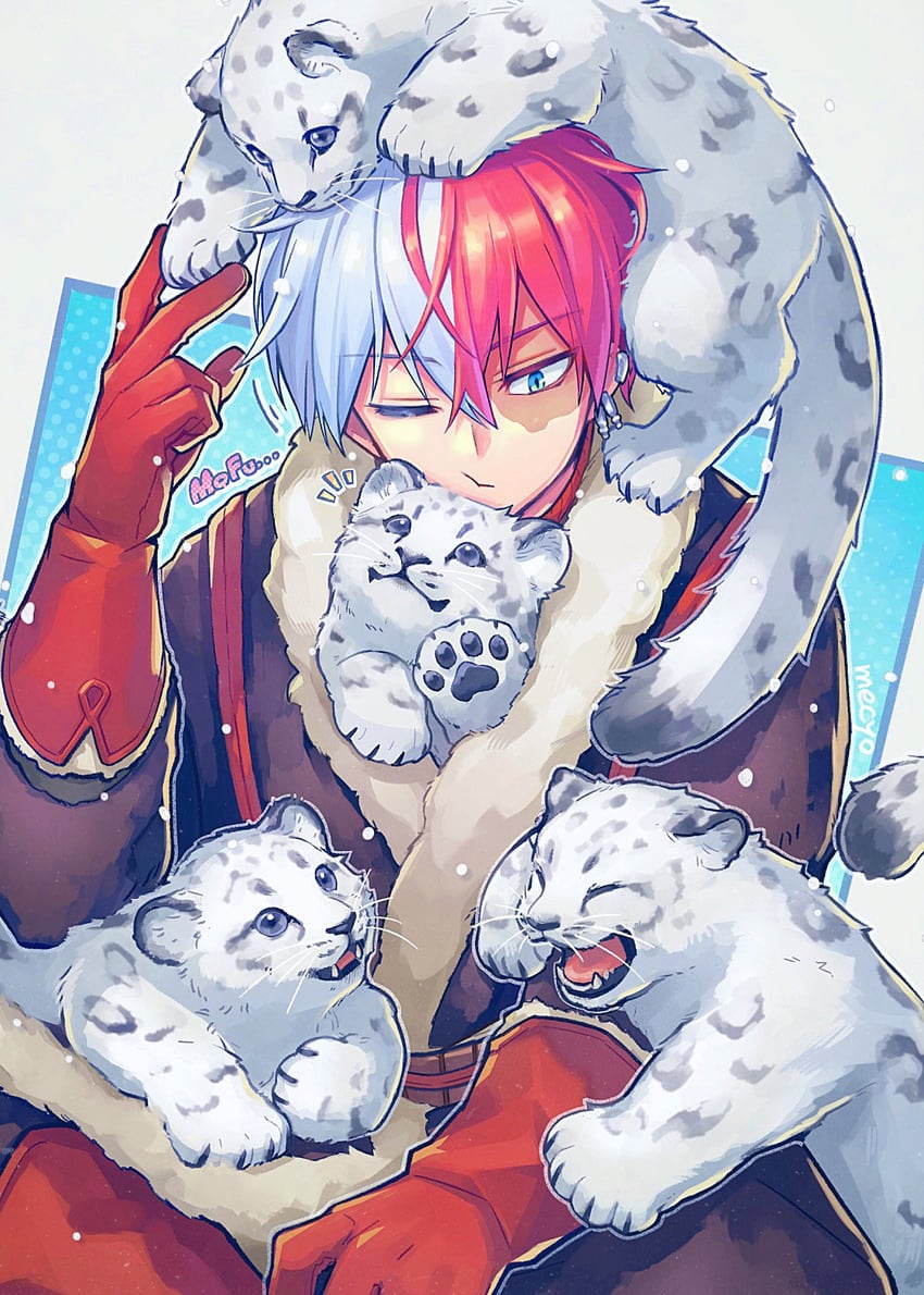 todoroki shoto (boku no hero academia) drawn by mecyo_(mamezurushiki)
