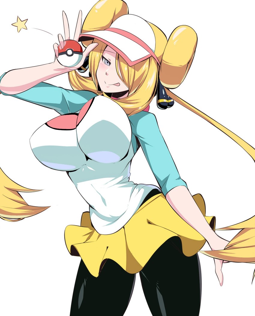 rosa and cynthia (pokemon and 3 more) drawn by shimure_(460)