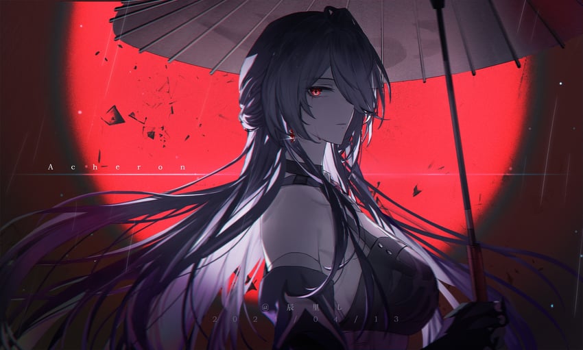 acheron (honkai and 1 more) drawn by chen_li
