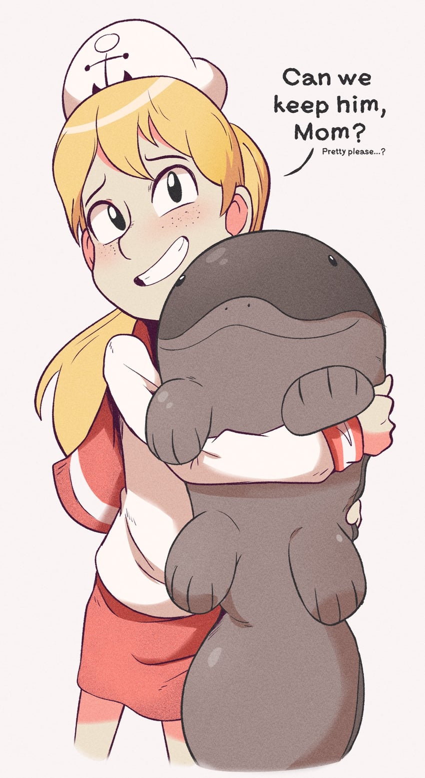 clodsire and cutie (original and 1 more) drawn by yohocutie