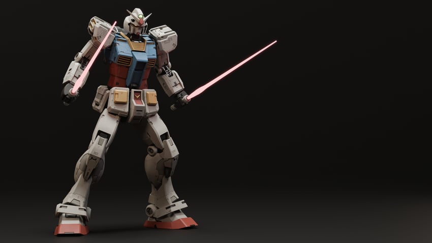 rx-78-2 gundam and white base (gundam and 1 more) drawn by mjeff