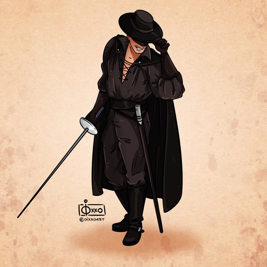 zorro (zorro) drawn by oixxo