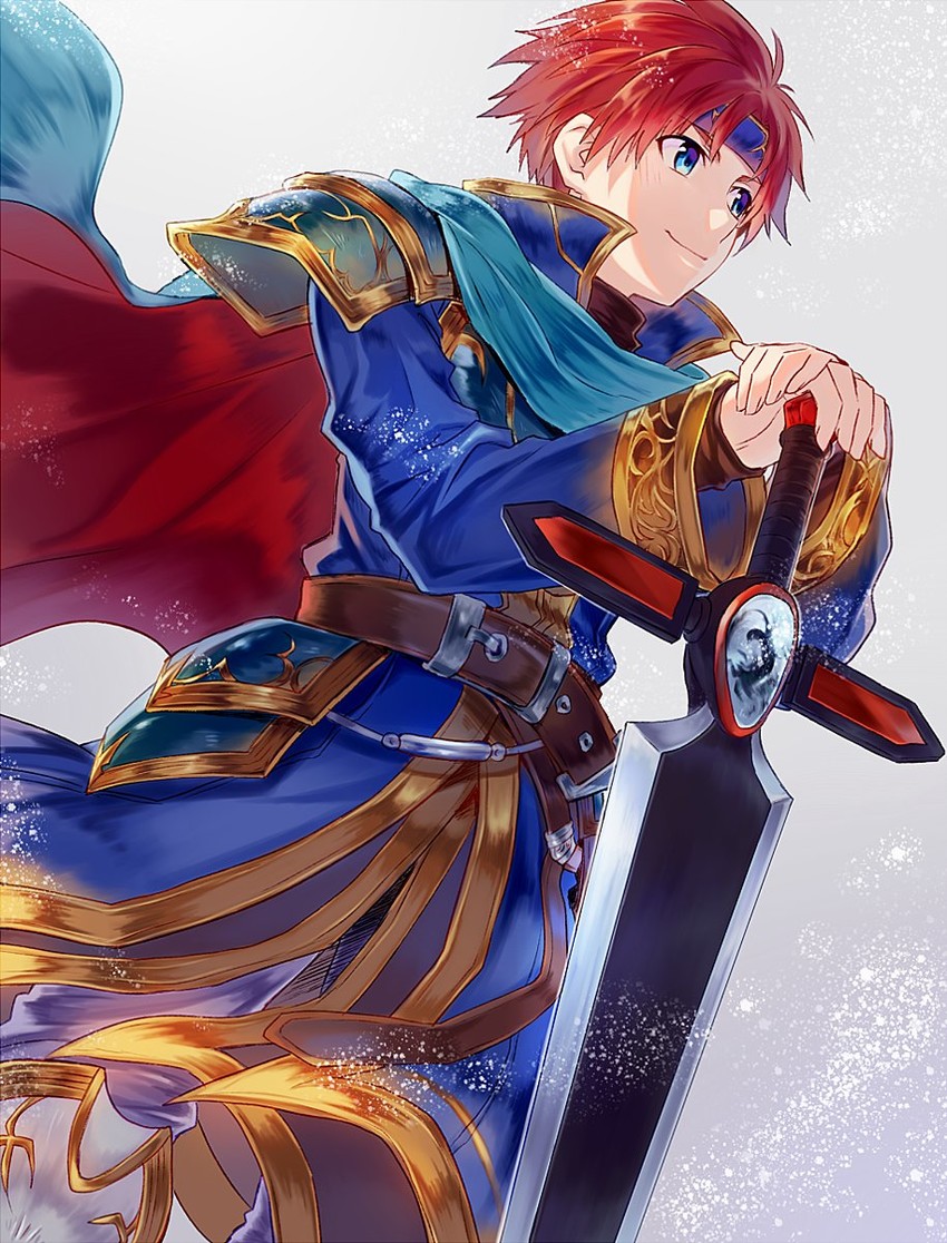eliwood and roy (fire emblem and 3 more) drawn by yuki_(yuki2061)
