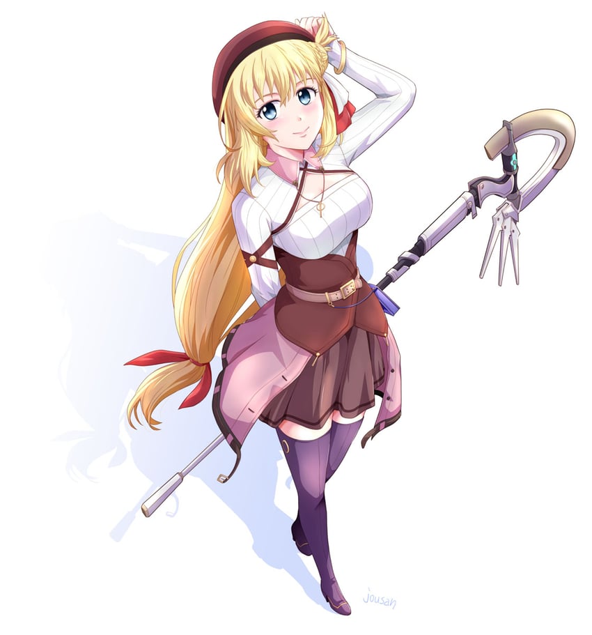 agnes claudel (eiyuu densetsu and 2 more) drawn by xiacheng_tatsuya