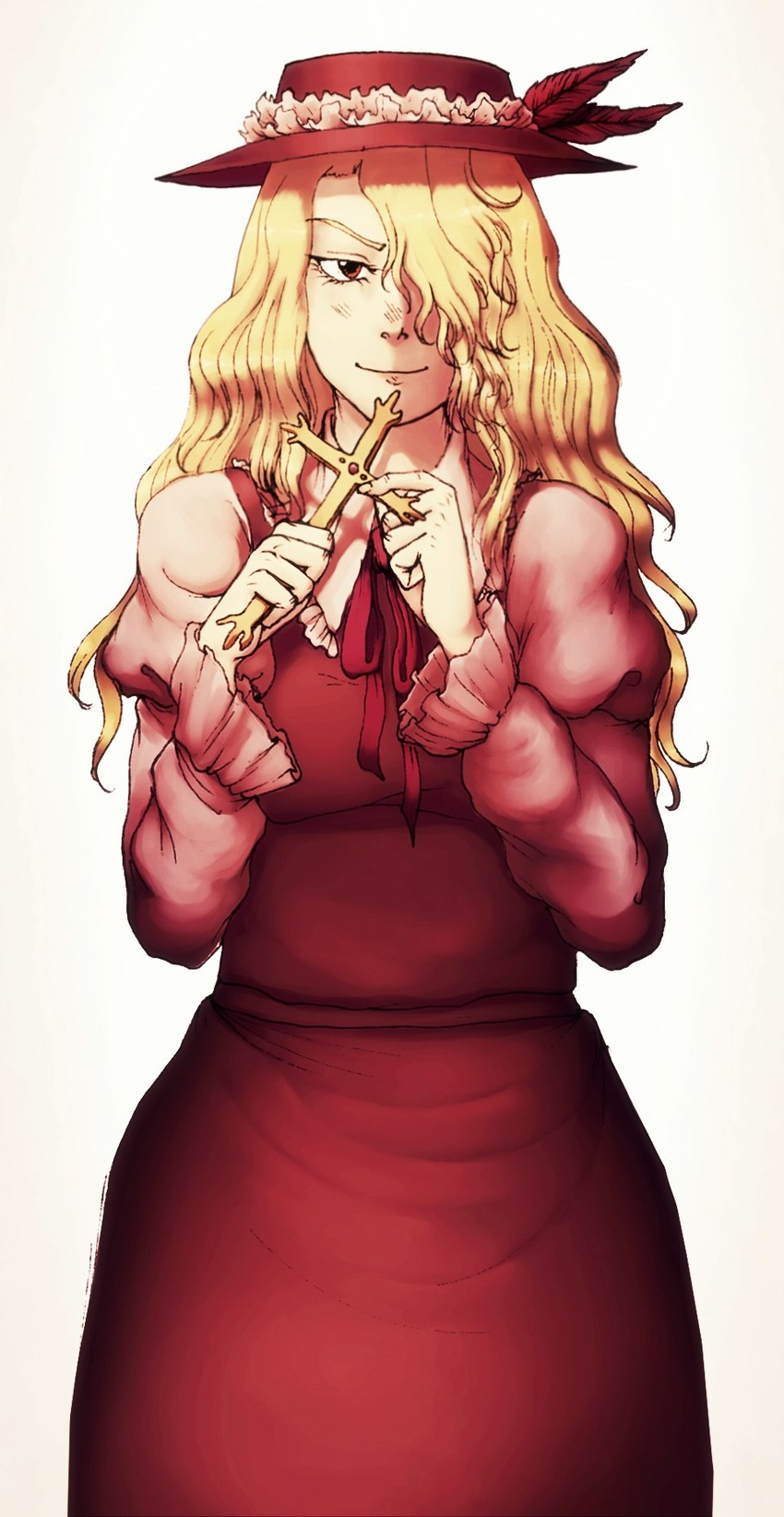 jacket girl (touhou and 1 more) drawn by moonywitcher