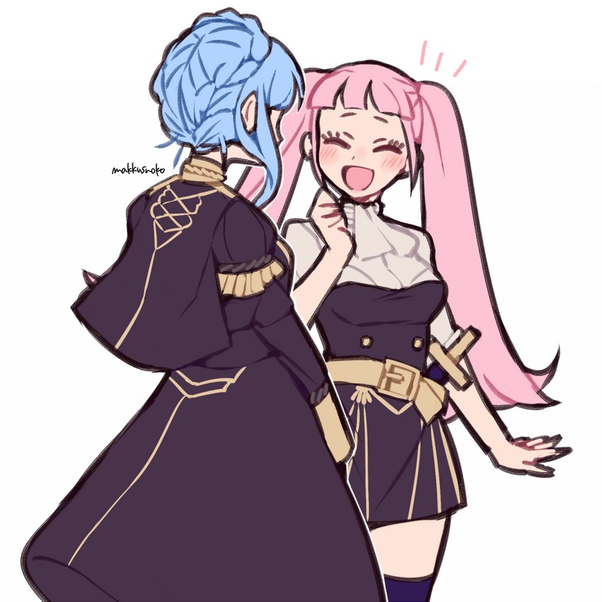 hilda valentine goneril and marianne von edmund (fire emblem and 1 more) drawn by do_m_kaeru